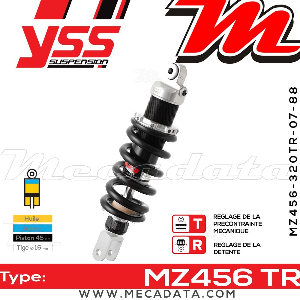 Amortisseur ~ YSS MZ456-320TR-07-88