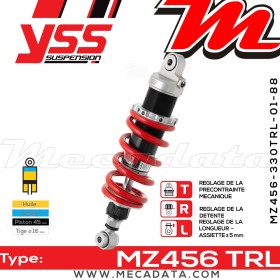 Amortisseur ~ YSS MZ456-330TRL-01-88