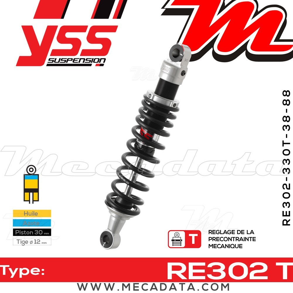 Amortisseur ~ YSS RE302-330T-38-88