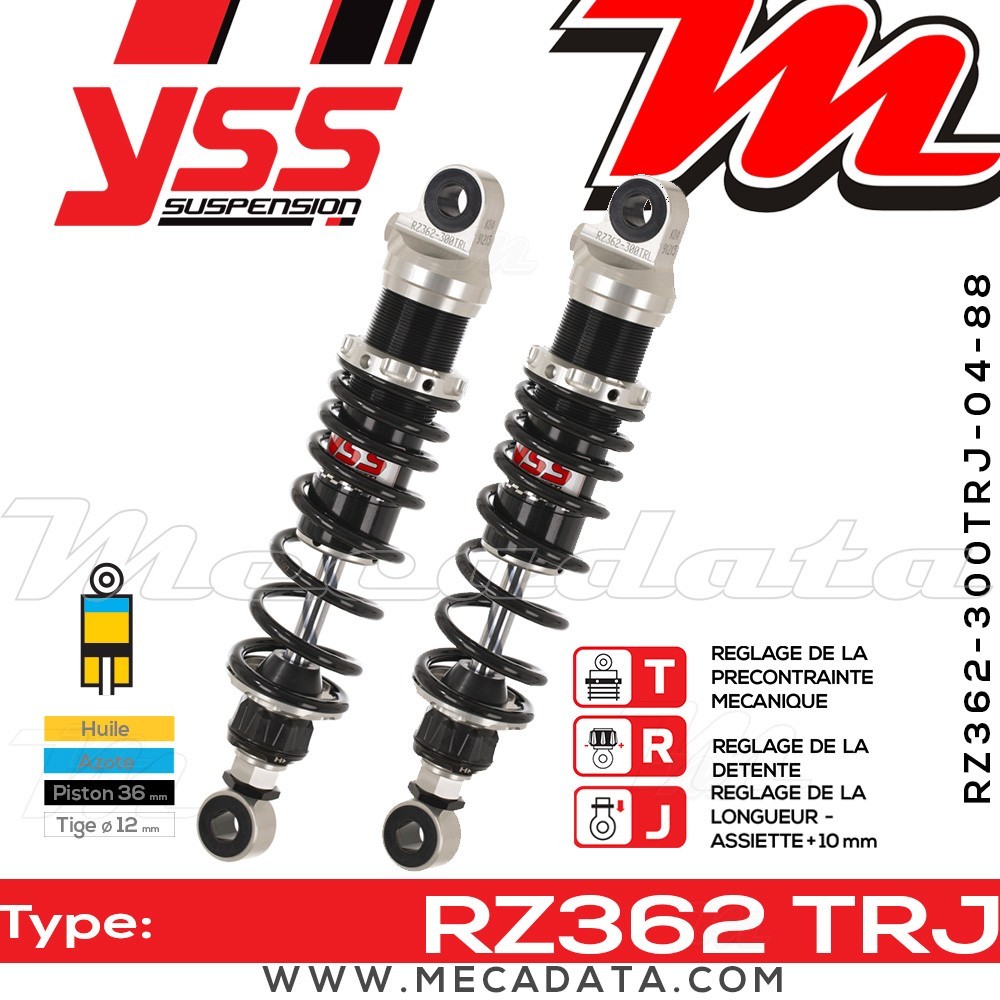 Amortisseur ~ YSS RZ362-300TRJ-04-88