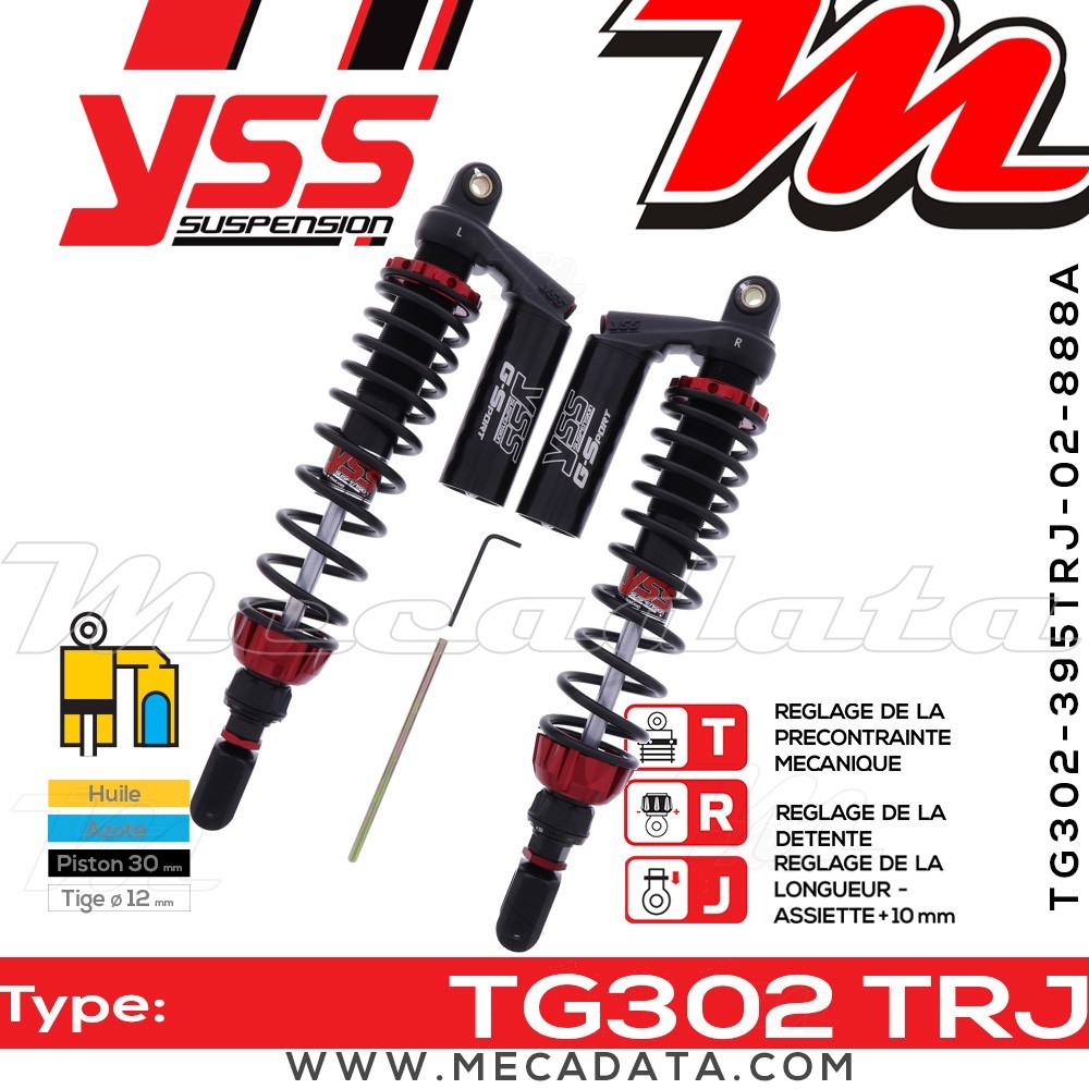 Amortisseur ~ YSS TG302-395TRJ-02-888A