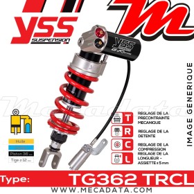 Amortisseur ~ YSS TG362-445TRCL01-888A