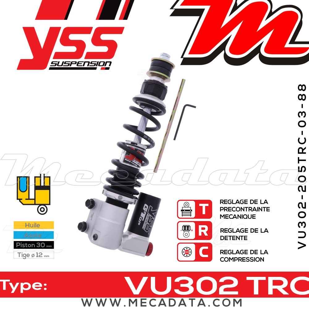 Amortisseur ~ YSS VU302-205TRC-03-88