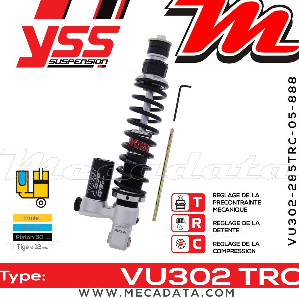 Amortisseur ~ YSS VU302-285TRC-05-888