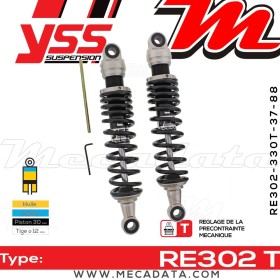 Amortisseur YSS RE302 T ~ Yamaha XJR 1300 SP (RP022) ~ Annee 2000