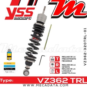 Amortisseur YSS VZ362 TRL ~ BMW R 1100 RS ABS (259) ~ Annee 2000