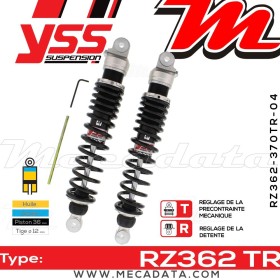 Amortisseur YSS RZ362 TR ~ Yamaha XT 500 (1U6) ~ Annee 1979