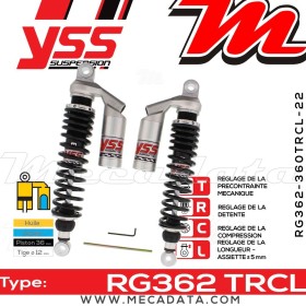 Amortisseur YSS RG362 TRC ~ Triumph Bonneville 865 (986MF) ~ Annee 2007