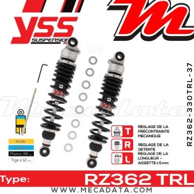Amortisseur YSS RZ362 TRL ~ Yamaha XJR 1300 (RP061) ~ Annee 2002