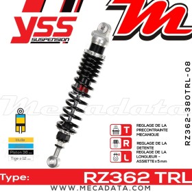 Amortisseur YSS RZ362 TRL ~ Ducati GT 1000 (C103AA) ~ Annee 2008
