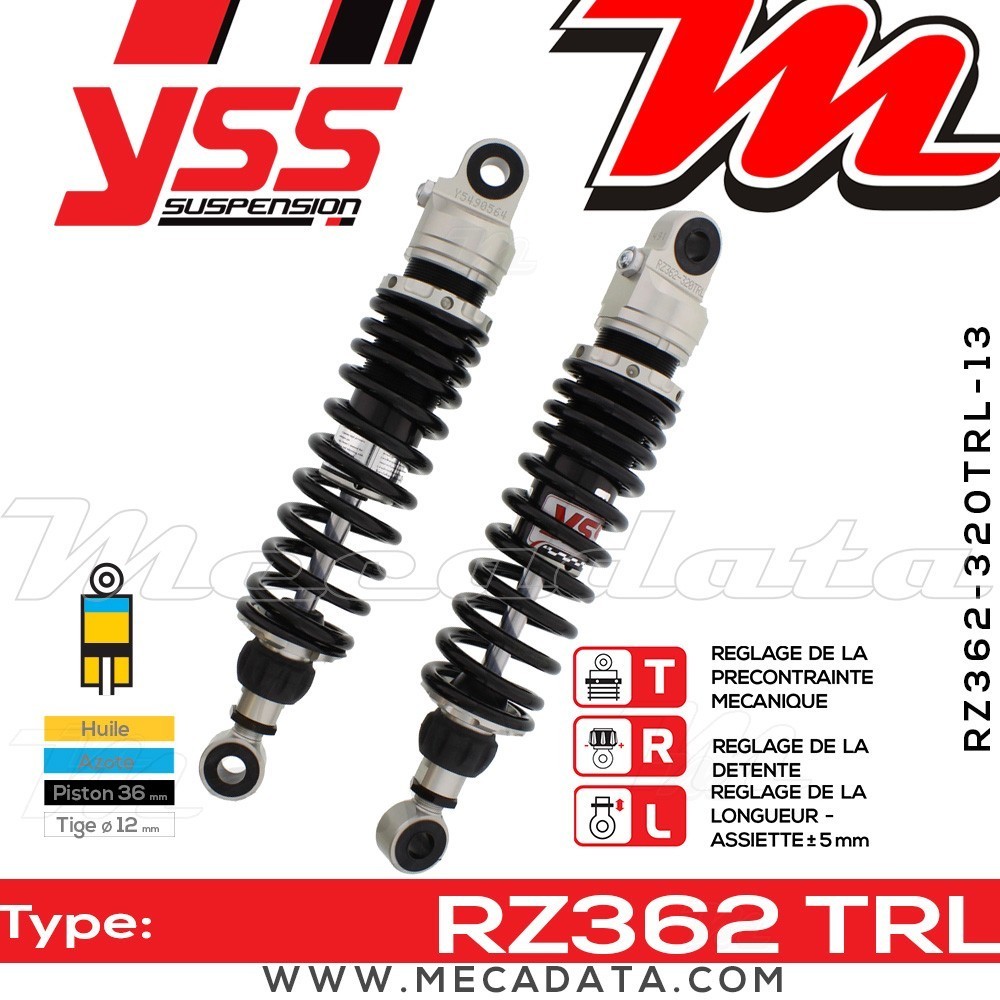 Amortisseur YSS RZ362 TRL ~ Honda VF 750 C (RC43C) ~ Annee 1996