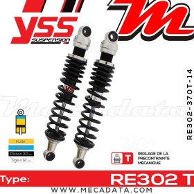 Amortisseur YSS RE302 T ~ Kawasaki ZRX 400 E (ZR400E) ~ Annee 2002