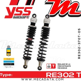 Amortisseur YSS RE302 T ~ Kawasaki Z 1300 A (KZT30A) ~ Annee 1982
