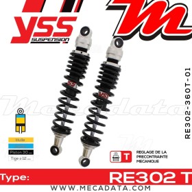 Amortisseur YSS RE302 T ~ Laverda RGS 1000 () ~ Annee 1982 - 1984