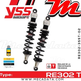 Amortisseur YSS RE302 T ~ Honda GL 1200 D Goldwing (SC14) ~ Annee 1984
