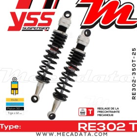Amortisseur YSS RE302 T ~ Honda CB 1000 F Super Four (SC30) ~ Annee 1994