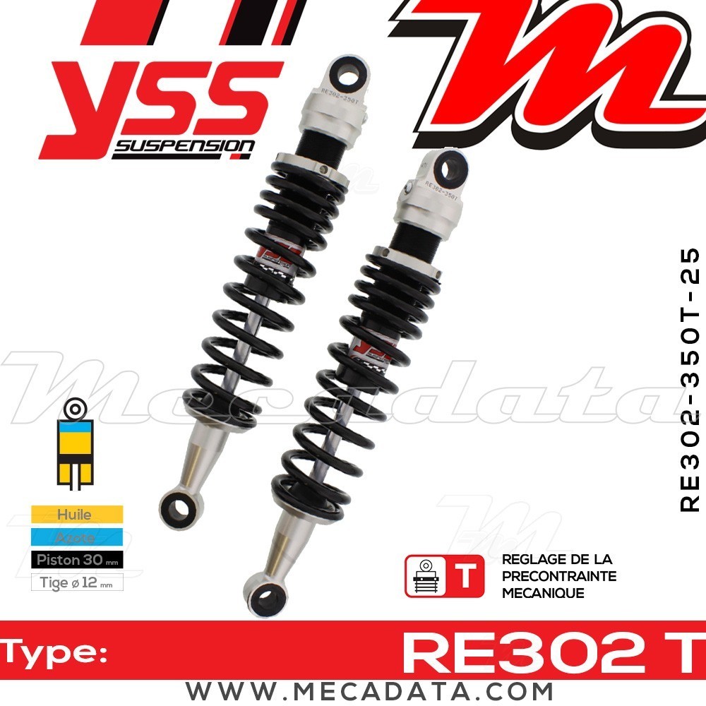 Amortisseur YSS RE302 T ~ Honda CB 1000 F Super Four (SC30) ~ Annee 1994