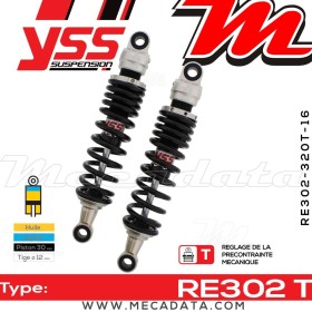 Amortisseur YSS RE302 T ~ Honda GL 1100 D Goldwing (SC02) ~ Annee 1982 - 1983