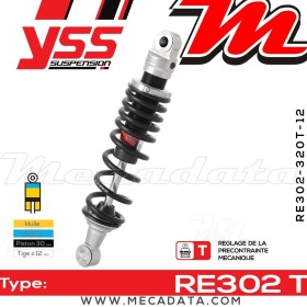 Amortisseur YSS RE302 T ~ Triumph Speedmaster 865 (908ML) ~ Annee 2005