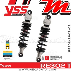 Amortisseur YSS RE302 T ~ Suzuki VZ 800 Marauder (AF1112) ~ Annee 2002