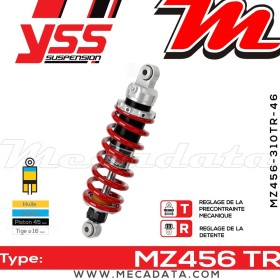 Amortisseur YSS MZ456 TR ~ Suzuki RG 500 C Gamma (HM31A) ~ Annee 1987 - 1989