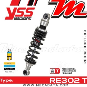 Amortisseur YSS RE302 T ~ Suzuki VS 800 GL Intruder (VS52B) ~ Annee 1995