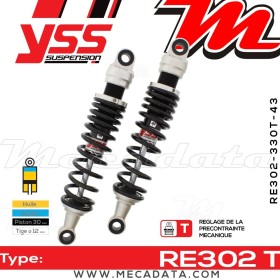Amortisseur YSS RE302 T ~ Suzuki GSX 1200 Inazuma (A31111) ~ Annee 2000