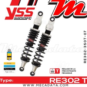 Amortisseur YSS RE302 T ~ Honda VF 750 C (RC28) ~ Annee 1988 - 1993