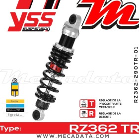 Amortisseur YSS RZ362 TR ~ Honda VTX 1800 C (SC46A) ~ Annee 2001 - 2002
