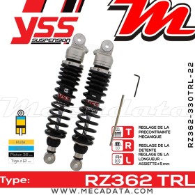 Amortisseur YSS RZ362 TRL ~ Ducati GT 860 (860GT) ~ Annee 1974 - 1975