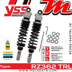 Amortisseur YSS RZ362 TRL ~ Honda CB 750 F (RC04) ~ Annee 1981