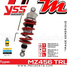 Amortisseur YSS MZ456 TRL ~ Triumph Street Triple 675 (D67LD) ~ Annee 2010