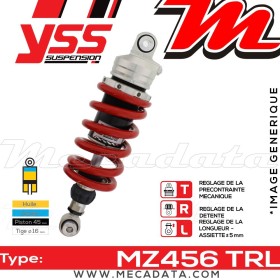 Amortisseur YSS MZ456 TRL ~ Honda CBR 1000 RR Fireblade (SC59A) ~ Annee 2009