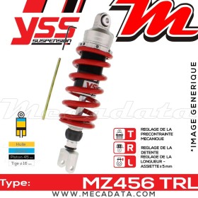 Amortisseur YSS MZ456 TRL ~ Suzuki GSX-R 600 U1 (BG2112) ~ Annee 2002