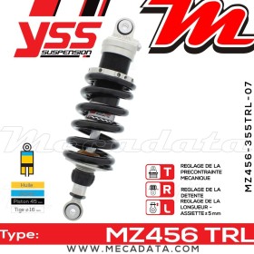 Amortisseur YSS MZ456 TRL ~ BMW R 1200 S (R12S/K29) ~ Annee 2006 - 2007