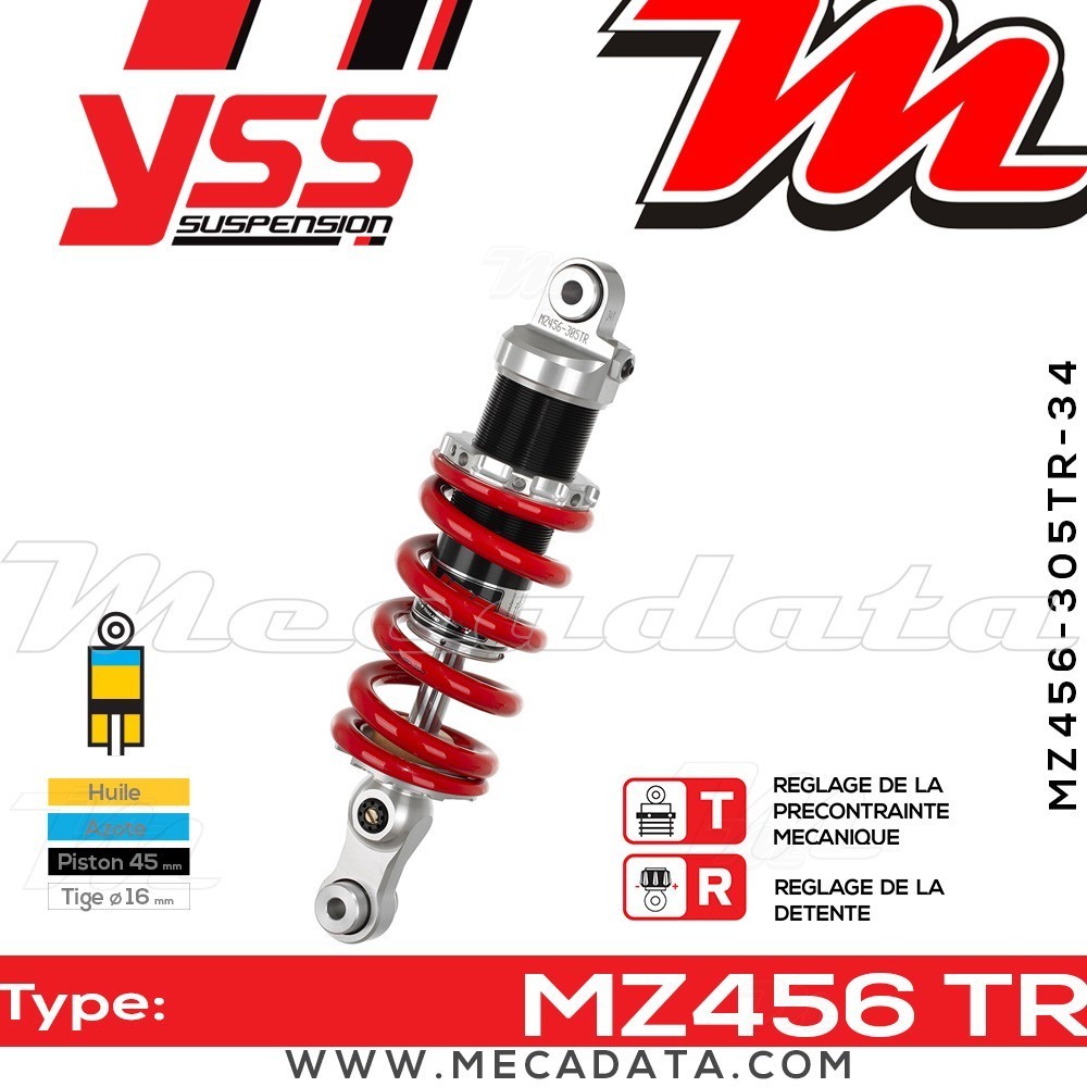 Amortisseur YSS MZ456 TRL ~ Honda NC 750 XA ABS (RC90A) ~ Annee 2016