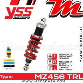 Amortisseur YSS MZ456 TRL ~ Honda VFR 750 F (RC36B) ~ Annee 1996