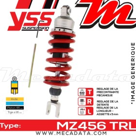 Amortisseur YSS MZ456 TRL ~ Suzuki SV 650 S (BY1321) ~ Annee 2003