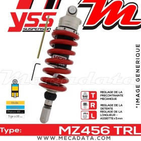 Amortisseur YSS MZ456 TRL ~ Honda NX 650 Dominator (RD02) ~ Annee 1990