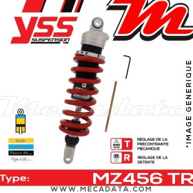 Amortisseur YSS MZ456 TR ~ Kawasaki ZXR 750 H (ZX750H) ~ Annee 1990