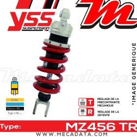 Amortisseur YSS MZ456 TR ~ Suzuki GSX 600 F (GN72B) ~ Annee 1990