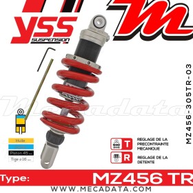 Amortisseur YSS MZ456 TR ~ Honda VFR 400 R (NC30) ~ Annee 1989