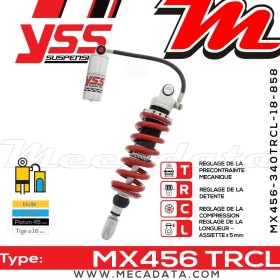 Amortisseur YSS MX456 TRC ~ Suzuki DL 650 V-Strom (B11111) ~ Annee 2011