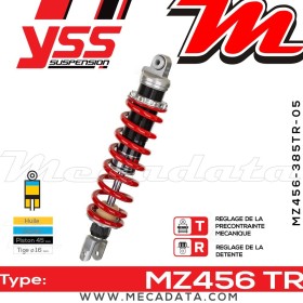 Amortisseur YSS MZ456 TR ~ Suzuki DR 650 RE (SP45B) ~ Annee 1994