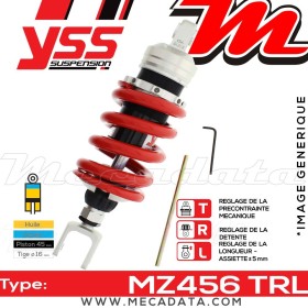 Amortisseur YSS MZ456 TRL ~ Honda NTV 650 Revere (RC33C) ~ Annee 1996