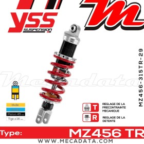 Amortisseur YSS MZ456 TR ~ Suzuki GSF 600 U Bandit (A82121) ~ Annee 2002