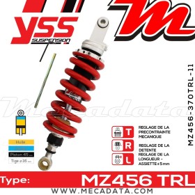 Amortisseur YSS MZ456 TRL ~ Triumph Tiger 955 i (709EN) ~ Annee 2001 - 2002