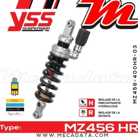 Amortisseur YSS MZ456 HRL ~ BMW R 1200 GS ABS (R12/K25) ~ Annee 2012