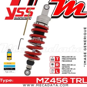 Amortisseur YSS MZ456 TRL ~ Ducati Monster 750 Metallic (M100AA) ~ Annee 2000 - 2001
