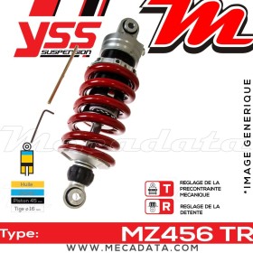 Amortisseur YSS MZ456 TR ~ Honda CBR 900 RR Fireblade (SC44B) ~ Annee 2001